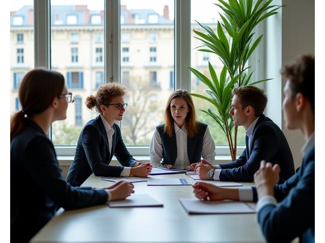 Notre équipe Cycle Juridique dans un bureau moderne et lumineux
