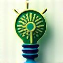 Icône représentant une ampoule et des rouages pour le Conseil aux Entreprises